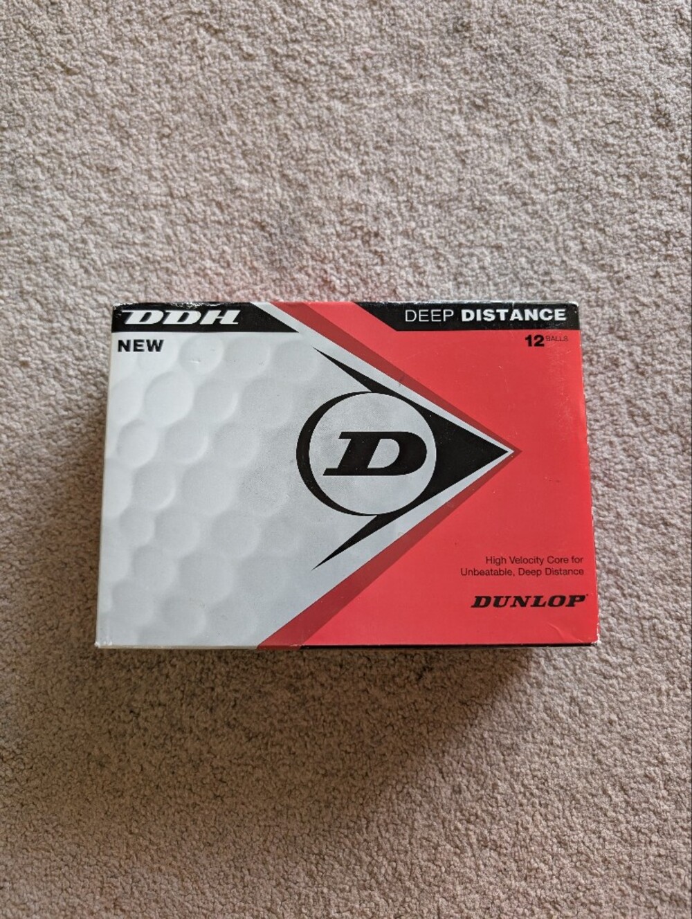 Dunlop DDH Golf Ball Deep Distance High Velocity 24 Balls New in Box 3Packs 2007